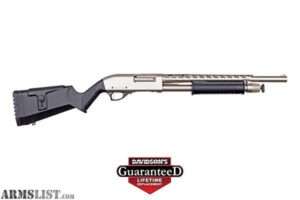 Armscor All Generations Shotgun 12 Ga 3" Chamber 18.5" Barrel Nickel Finish