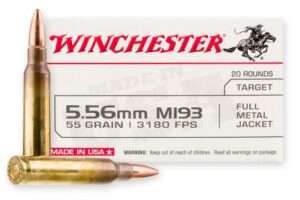 Winchester 5.56 55 Grain FMJ