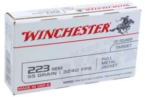 Winchester 223Rem 55 Grain FMJ