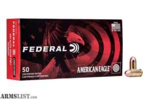 Federal American Eagle .380 Auto 95 Grain FMJ