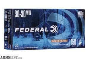 Federal 30-30 Win Power Shok 150 Grain