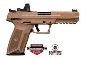RUGER-5.7 DARK DESERT EARTH 5.7X28 RITON RED DOT