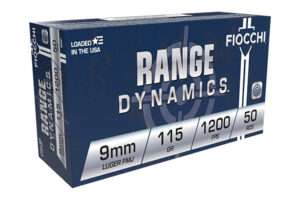 Fiocchi 9mm Range Dynamics 115gr. (50Rds)