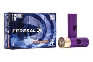 Federal 16GA. power-shok slugs