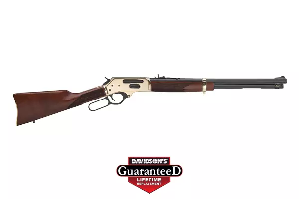 Henry Repeating Arms 410 Brass Engraved Lever Action Side Gate