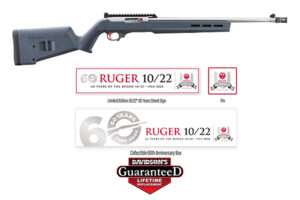 RUGER 60TH ANNIVERSARY 10/22 CARBINE GREY .22 LR