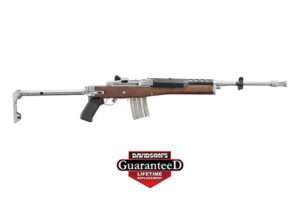 Ruger Mini-14 Tactical Wood Stainless Steel Side Folder Threaded 5.56